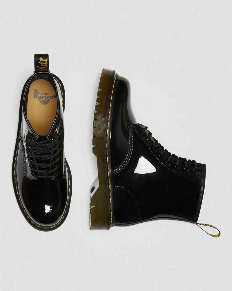 Dr Martens 1460 Bex Lak Leren Veterlaarzen Heren Zwart | NL 305ZUT